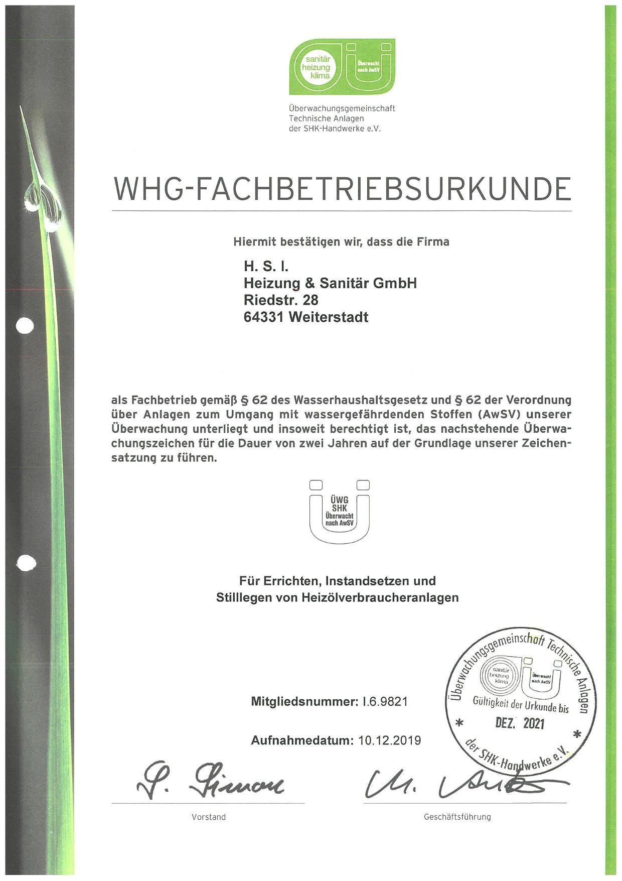 ÜWG